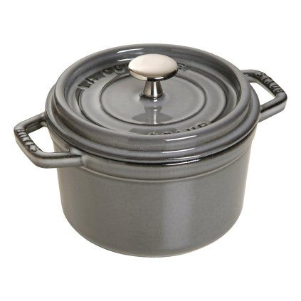 Oală rotundă, gri grafit O 14 cm Staub