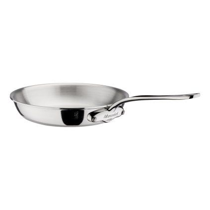 Tigaie M'COOK 20 cm, mâner din oțel inoxidabil, Mauviel