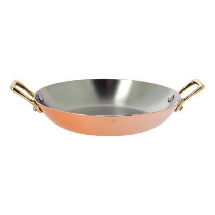 Tigaie de servire din cupru cu mânere din bronz O 20 cm Inocuivre de la Buyer
