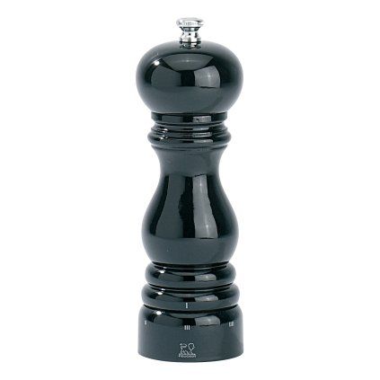 Râșniță de piper din lemn de fag lăcuit de culoare neagră 18 cm PARIS uSelect Peugeot
