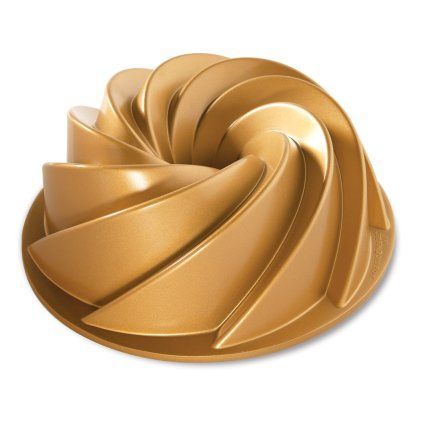 Formă pentru tort bundt spirală Heritage Bundt® aurie Nordic Ware