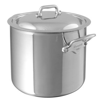 Oală mare cu manere și capac din oțel inoxidabil O 24 cm MAUVIEL
