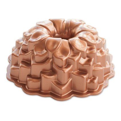 Formă bundt tort crizantemă Blossom Bundt® argintie Nordic Ware
