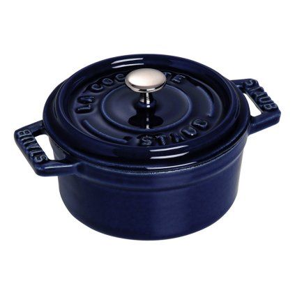 Vas rotund, albastru închis ⌀ 10 cm Staub