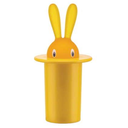 Suport pentru scobitoare MAGIC BUNNY, galben, Alessi