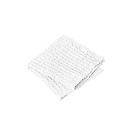 Prosop pentru mâini CARO, set de 2 buc, 30 x 30 cm, alb, Blomus