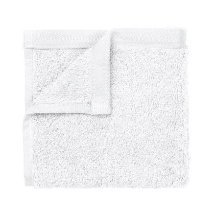 Prosop pentru mâini RIVA set de 4 buc, 30 x 30 cm, alb, Blomus