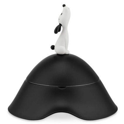 Bol pentru câini LULA 600 ml, negru, ALessi