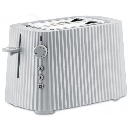 Toaster PLISSE, 2 felii, alb, Alessi