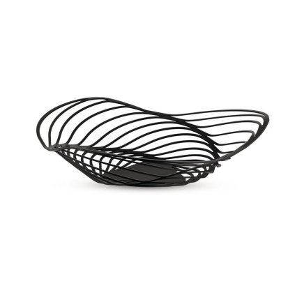 Bol pentru fructe TRINITY 33 cm, jos, negru, Alessi