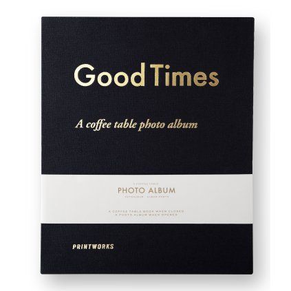 Album foto GOOD TIMES, negru, Printworks