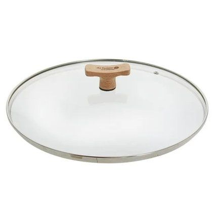 Capac pentru oală/tigaie, 28 cm, cu mâner din lemn, de Buyer