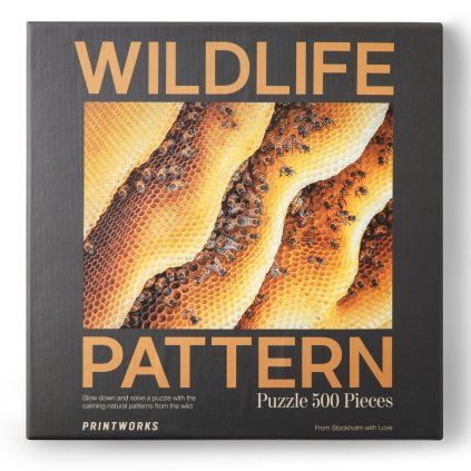 Puzzle WILDIFE PATTERNS BEE, 500 buc, Printworks