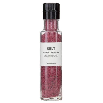 Sare cu vin roșu și frunze de dafin, 340 g, Nicolas Vahé