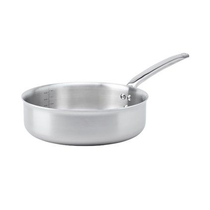 Tigaie pentru saute ALCHIMY 28 cm, 4,6 l, drept, oțel inoxidabil, de Buyer