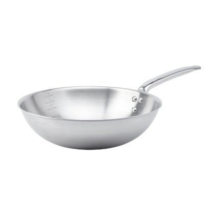 Tigaie Wok ALCHIMY 32 cm, 4,7 l, oțel inoxidabil, de Buyer
