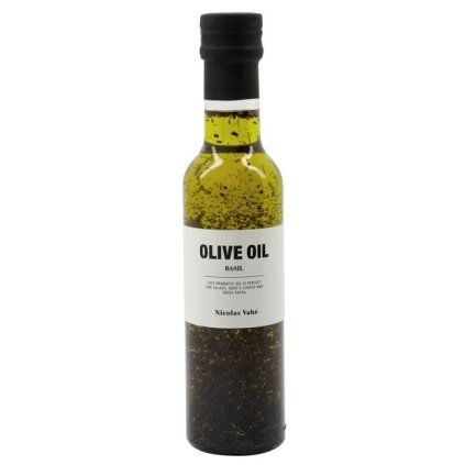 Ulei de măsline infuzat cu busuioc, 250 ml, Nicolas Vahé