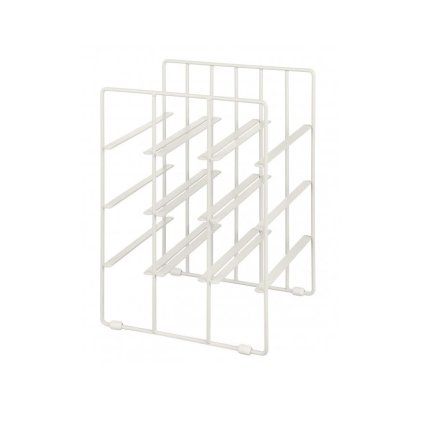 Raft de vinuri pentru blat PILARE, pentru 9 sticle, cremă, Blomus