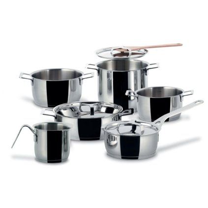 Set oale POTS & PANS, 9 buc, oțel inoxidabil, Alessi