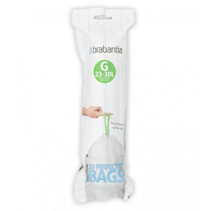 Saci pentru gunoi G PERFECTFIT 23-30 l, 20 buc, Brabantia
