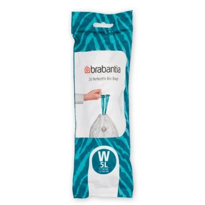 Saci pentru gunoi W PERFECTFIT 5 l, 20 buc, Brabantia