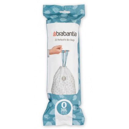 Saci de gunoi O PERFECTFIT 30 l, set de 20 buc, Brabantia