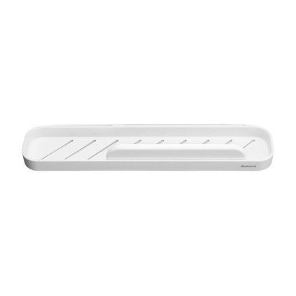 Raft pentru duș MINDSET, 42 cm, cu racletă de duș, alb, Brabantia