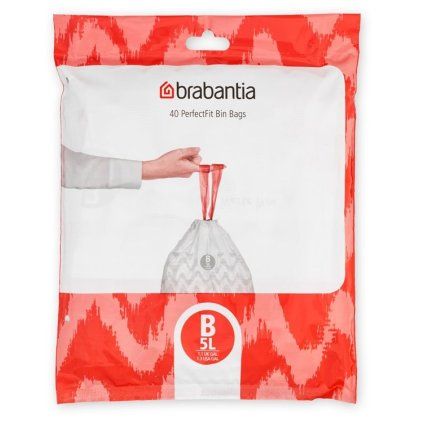 Saci pentru gunoi B PERFECTFIT 5 l, 40 buc, Brabantia