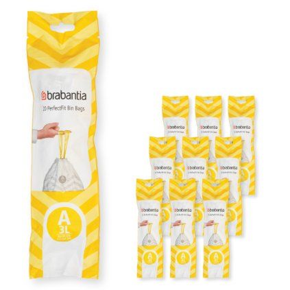 Saci pentru gunoi A PERFECTFIT 3 l, 200 buc, Brabantia