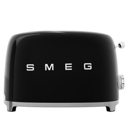 Toaster TSF01BLEU, 2 felii, negru, Smeg