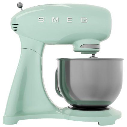 Mixer cu bol SMF03PGEU, verde pastel, Smeg