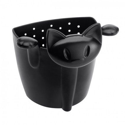 Infuzor de ceai MIAOU, negru cosmic, Koziol