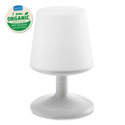 Lampă portabilă de masă LIGHT TO GO, gri organic, Koziol