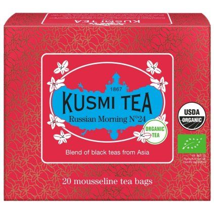 Ceai negru MORNING N°24 20 pliculețe de ceai de muselină, Kusmi Tea