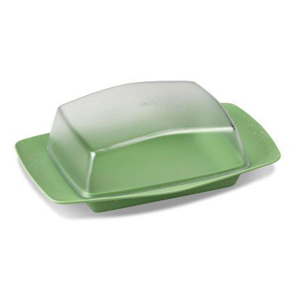 Farfurie pentru unt RIO 17,5 cm, verde natural, plastic, Koziol