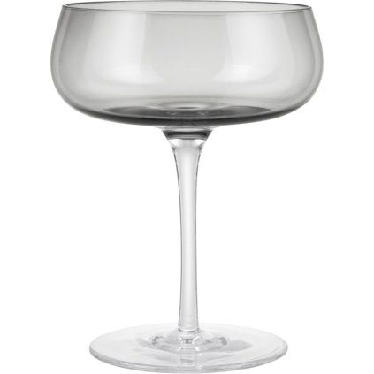 Pahar pentru șampanie BELO coupe, set de 2 buc, 200 ml, gri, Blomus