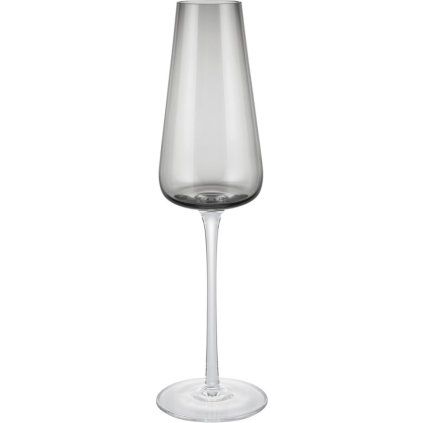 Pahar pentru șampanie BELO, set de 2 buc, 200 ml, gri, Blomus