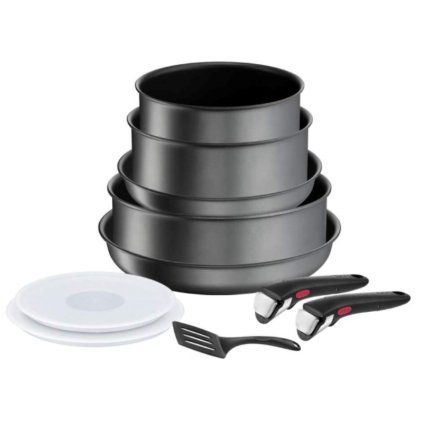 Set de veselă INGENIO DAILY CHEF ON L761930, set de 10 buc, suprafață antiaderentă, Tefal