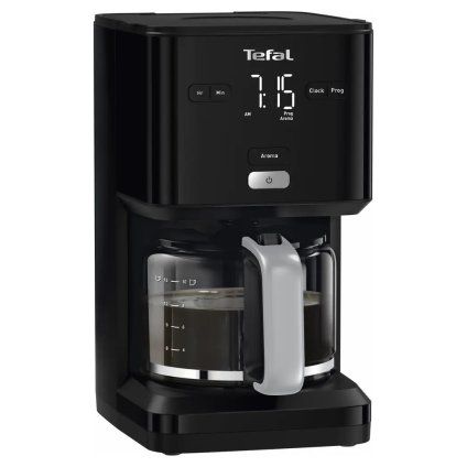 Mașină de cafea cu picurare SMART'N'LIGHT CM600810, negru, Tefal
