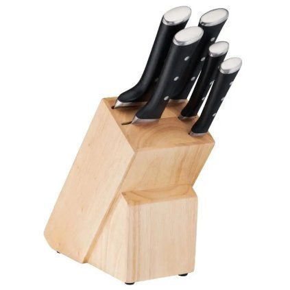 Set de cuțite ICE FORCE K232S574, set de 6 buc, cu bloc, Tefal