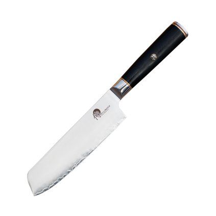 Cuțit japonez NAKIRI OKAMI 17 cm, negru, Dellinger