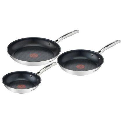 Set de tigăi DUETTO+, set de 3 buc, antiaderentă, Tefal