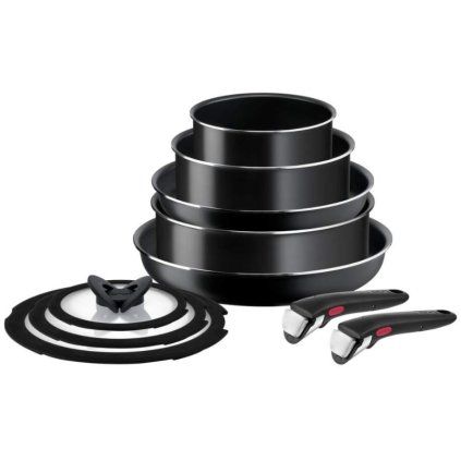 Set de veselă INGENIO EASY ON L1599143, set de 10 buc, suprafață antiaderentă, Tefal