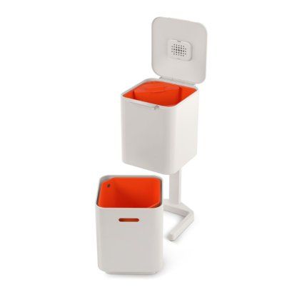 Coș pentru sortarea deșeurilor TOTEM COMPACT 30064 40 l, bej, Joseph Joseph