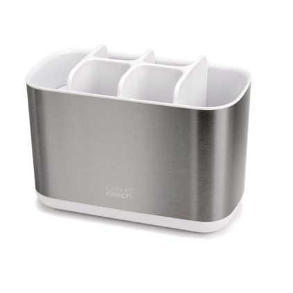 Cupa pentru periuță de dinți EASYSTORE 70531, argintiu, Joseph Joseph