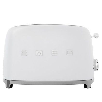Toaster TSF01WHMEU, 2 felii, alb mat, Smeg