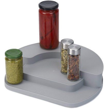 Organizator rotativ pentru dulapuri de bucătărie CUPBOARDSTORE 85195, gri, Joseph Joseph