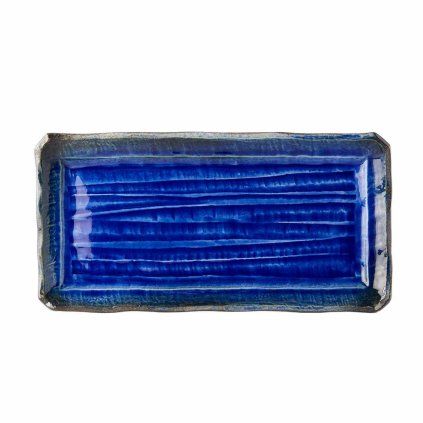 Farfurie pentru sushi și sashimi COBALT BLUE 43 x 22,5 cm, MIJ