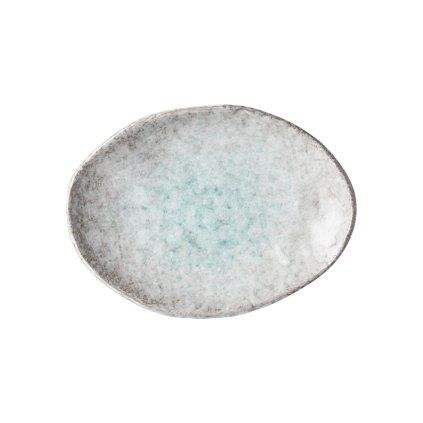 Platou pentru servire AQUA SPLASH, 20 x 14 cm, albastru, MIJ