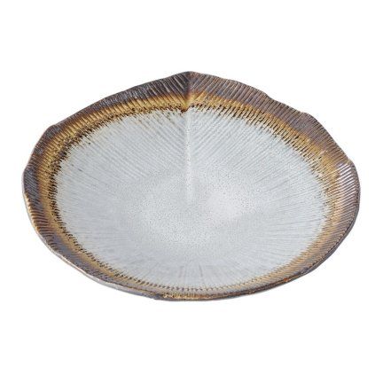 Bol de masă AKANE GREY, 23 cm, formă neregulată, MIJ